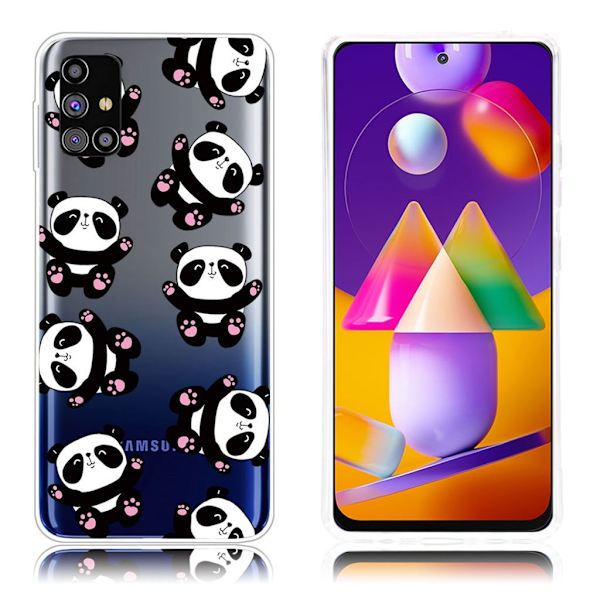 Deco Samsung Galaxy M31s cover - Sort Black