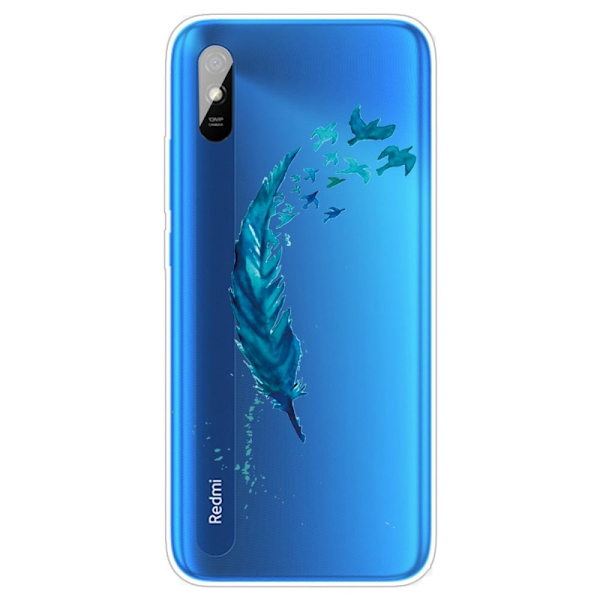 Deco Xiaomi Redmi 9A Suojakotelo - Feather Blue