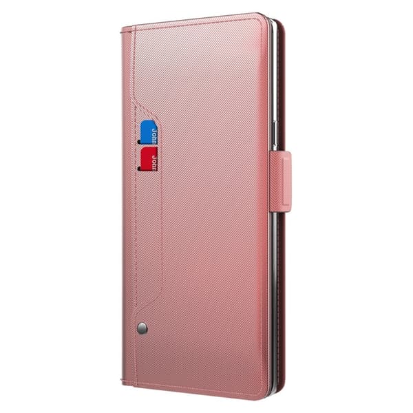 Phone Etui med Make-up Mirror og Slick Design til OnePlus 11 - Rose Gull Pink