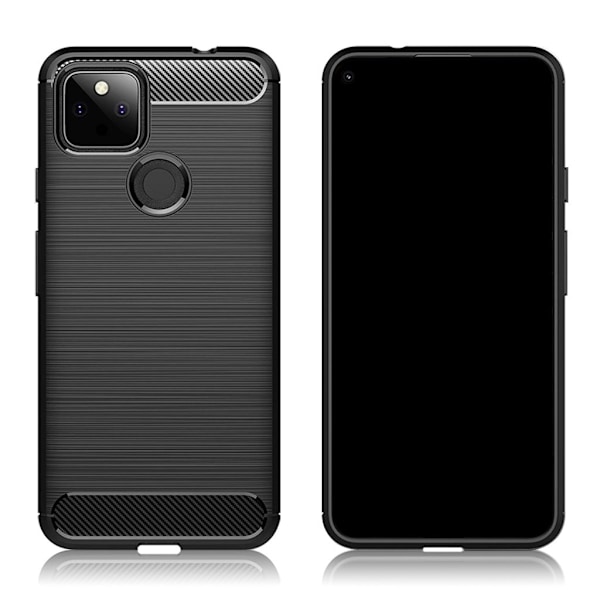 Carbon Flex Etui Google Pixel 5a - Sort Black