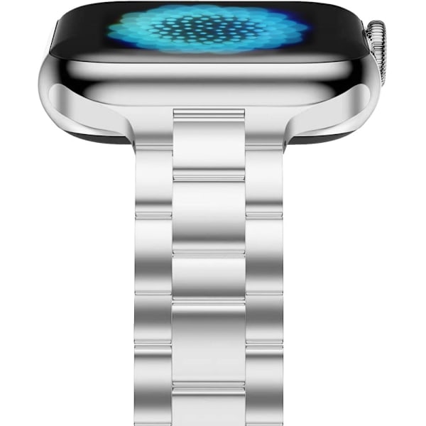 Apple Watch Series 8 (41 mm) klockarmband i rostfritt stål - Silver Silvergrå