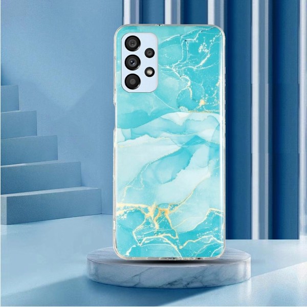Marmormotiv Samsung Galaxy A53 5G skal - Grön Grön