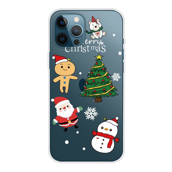iPhone 14 Pro Max julemønstertryk mobil cover ridsefast, slankt og fleksibelt etui - Cartoons About Christmas Multicolor