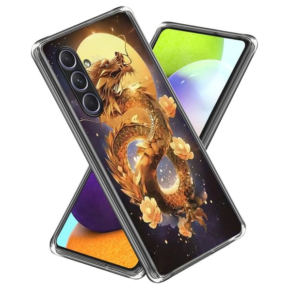 Vibe Samsung Galaxy A55 cover - Gylden Drage Gold