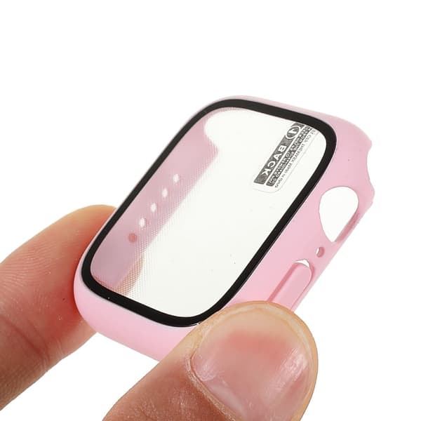 Apple Watch (45mm) matta suojus karkaistulla lasilla - Pinkki Pink