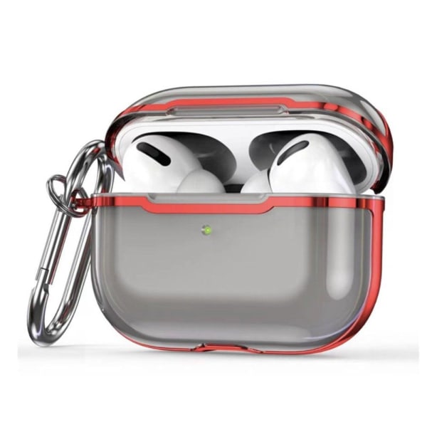AirPods Pro 2 transparent case with carabiner - Transparent Blac Black