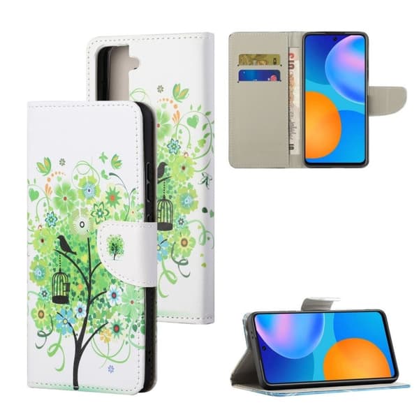 Wonderland Samsung Galaxy S21 Flip Case - vihreä puu Green