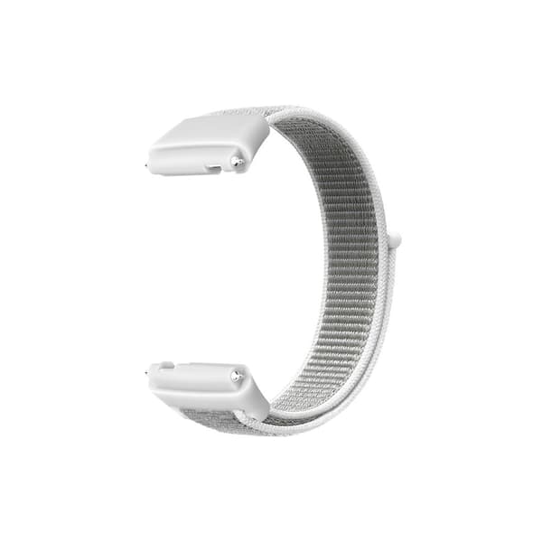 Xiaomi Redmi Watch 3 Lite / Watch 3 Active Nylon Watch Strap Loop Fastener Replacement Band - Havskaller White