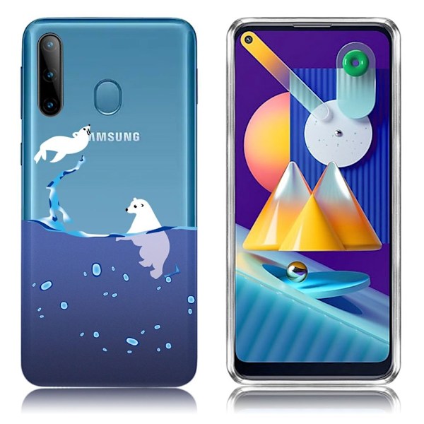Deco Samsung Galaxy A11 / M11 kuoret - Karhu Blue