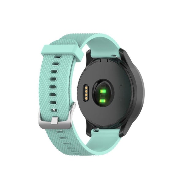 Garmin Vivoactive 4 texturerat klockarmband i silikon - Grön Grön