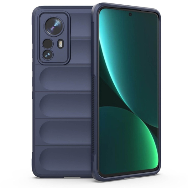 Mjukt greppformat Xiaomi 12S Pro / Xiaomi 12 Pro skal - Blå Blå