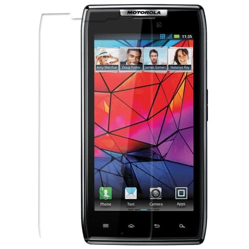 Motorola RAZR Skjermbeskytter (Klar) Transparent
