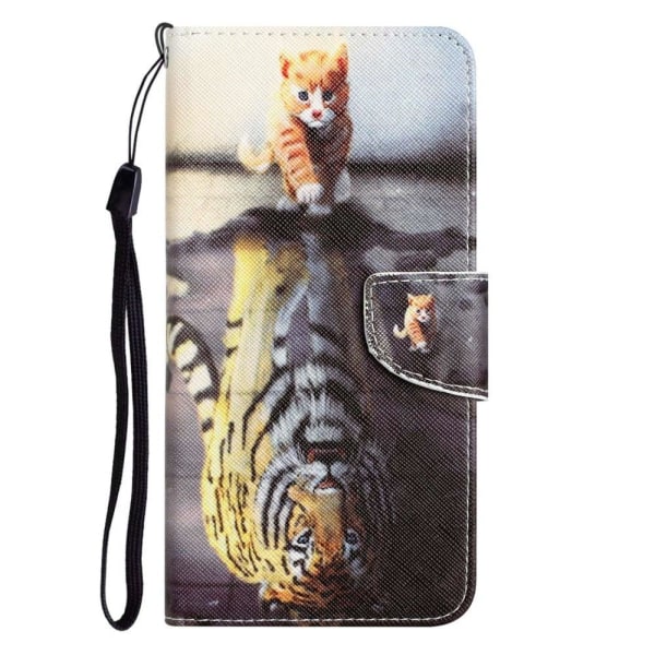 Wonderland Samsung Galaxy S23 Flip Etui - Tiger Yellow