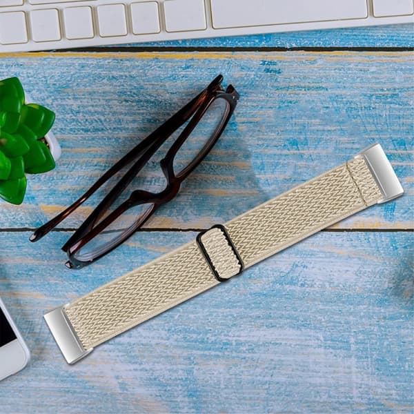 Fitbit Charge 3 nylonklokkerem i sportsstil - Aprikos Blue