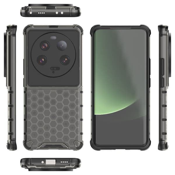 Bofink Honeycomb Xiaomi 13 Ultra Etui - Sort Black