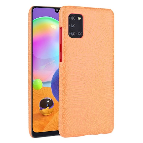 Croco etui - Samsung Galaxy A31 - Orange Orange