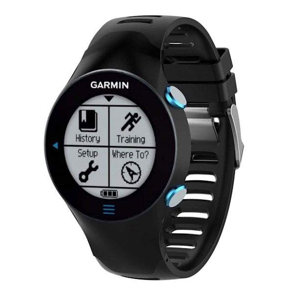 Garmin Forerunner 610 klockarmband i silikon - Svart Svart