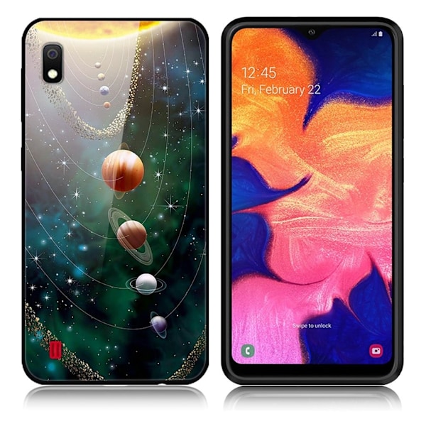 Fantasy Samsung Galaxy A10 kuoret - Planeetat Multicolor