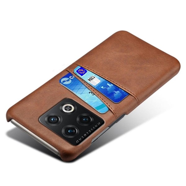 Dual Card Suojakotelo OnePlus 10 Pro - Ruskea Brown