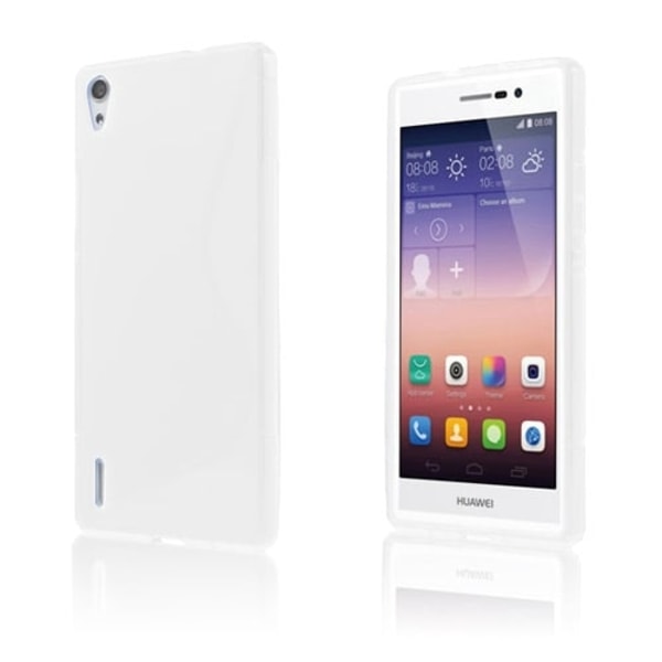 S-Linje (Hvit) Huawei Ascend P7 Deksel White