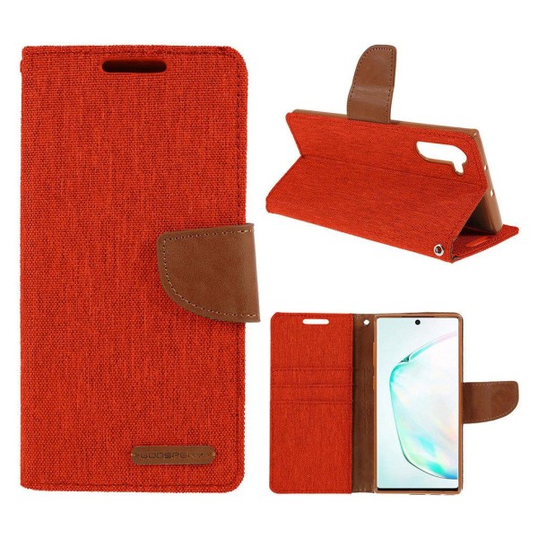 MERCURY Canvas-dagbog - Samsung Galaxy Note 10 - Orange Orange