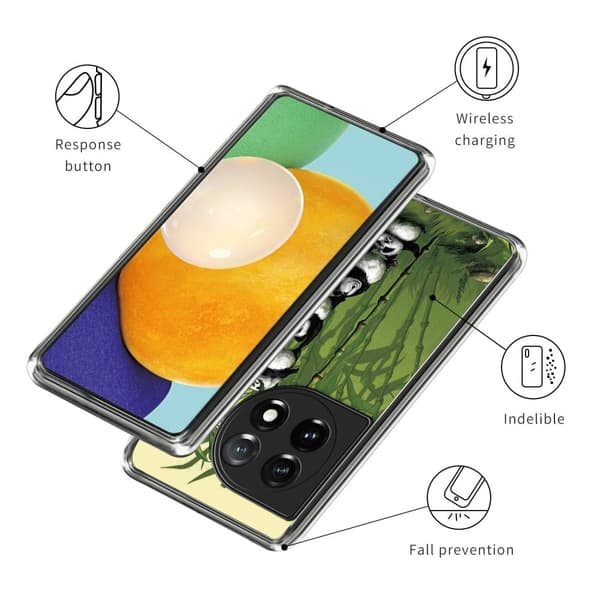 Deco OnePlus Ace 3 / OnePlus 12R kotelot - Tyyli L Green