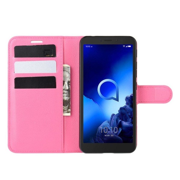 Classic Alcatel 1v (2019) flip kuoret - Ruusu Pink