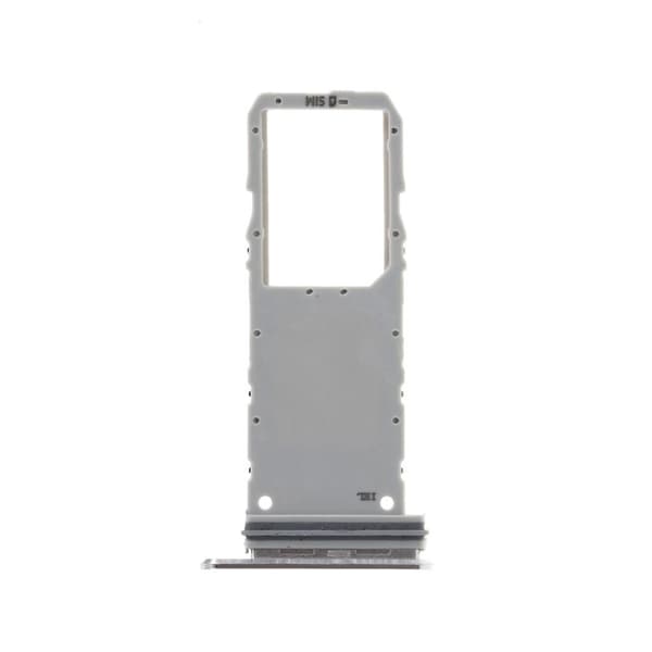 Samsung Galaxy Note 10 OEM simkortholder - Sølv Silver grey