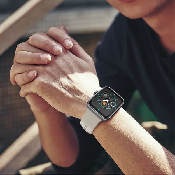 Oppo Watch 3 Pro silikoninen ranneke - Starlight Silver grey