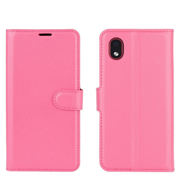 Klassisk Samsung Galaxy M01 Core flip etui - Pink Pink