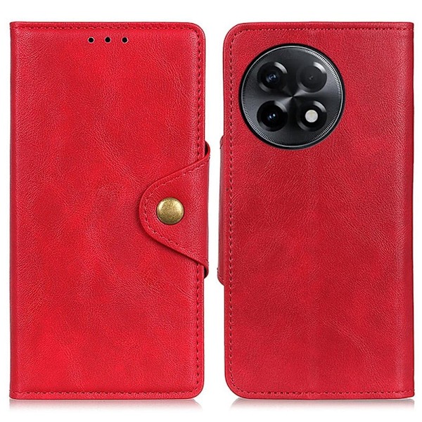 Alpha OnePlus 11R / Ace 2 Läppäkotelo - Punainen Red