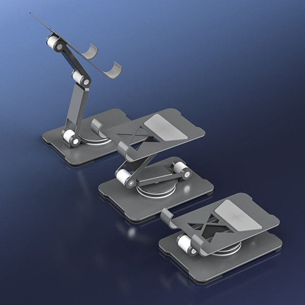Universalholder for telefon og nettbrett i aluminiumslegering - Grå Silver grey