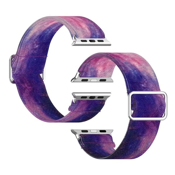 Apple Watch Series 6 / 5 44mm mønsterutskrift urbånd - Stjernehimmel Multicolor