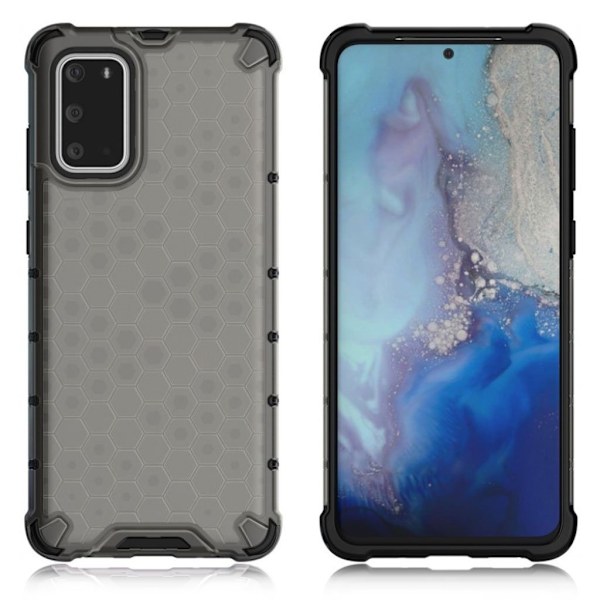 Bofink Honeycomb Samsung Galaxy S20 Plus kotelot - Harmaa Silver grey