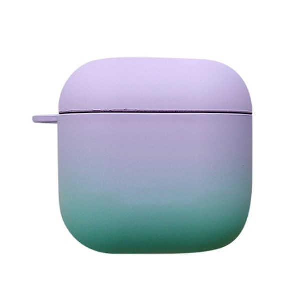 Xiaomi Redmi Buds 3 etui i gradientfarve - Lilla / Grøn Purple