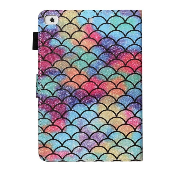 iPad Mini (2019) / Mini 4 cool pattern leather flip case - Fish Multicolor