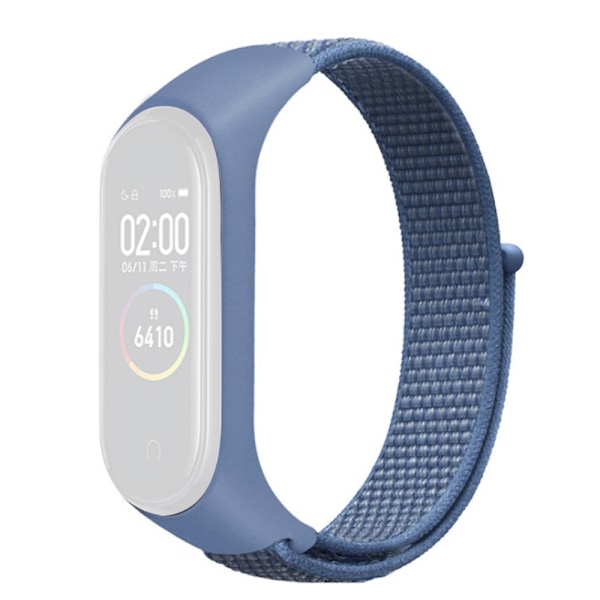 Xiaomi Mi Band 7 / 6 / 5 klockarmband i nylon - Havsblå Blå