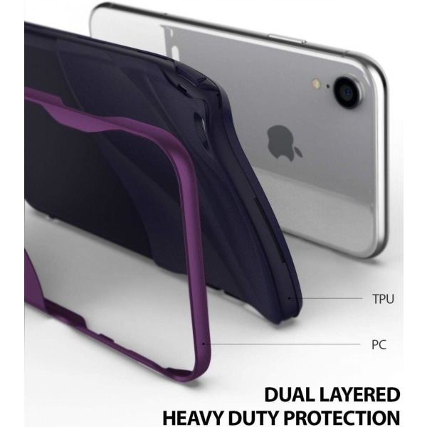 Ringke WAVE iPhone XR:lle - Metallinen Violetti Purple