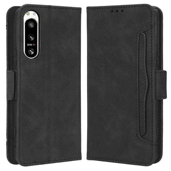 Moderni Nahkalaukku For Sony Xperia 5 Iv - Musta Black