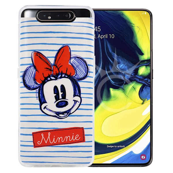Rapunzel & Pascal #01 Disney-kansi Samsung Galaxy A80:lle - Valkoinen White