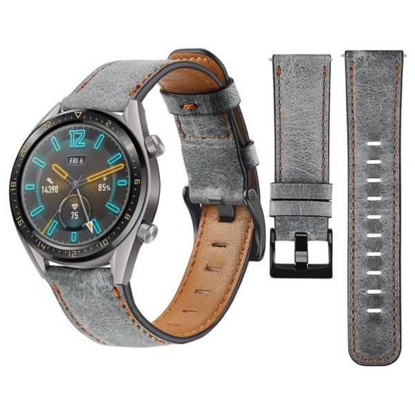 22mm Huawei Watch GT 2 46mm / Samsung Galaxy Watch (46mm) / Gear Silvergrå