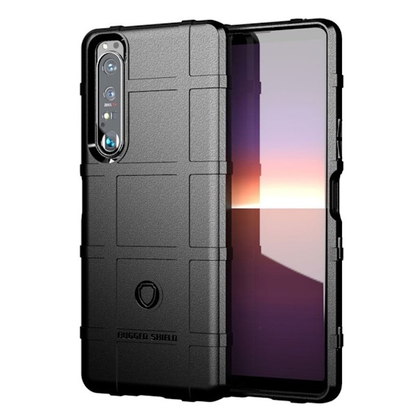 Rugged Shield Sony Xperia 1 III kotelot - Musta Black