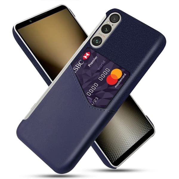 Bofink Sony Xperia 1 VI cover med kortholder - Blå Blue