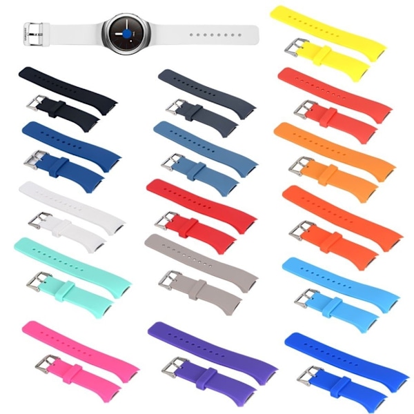 Samsung Gear S2 Silikone rem for kvinder - Small/Sort Black