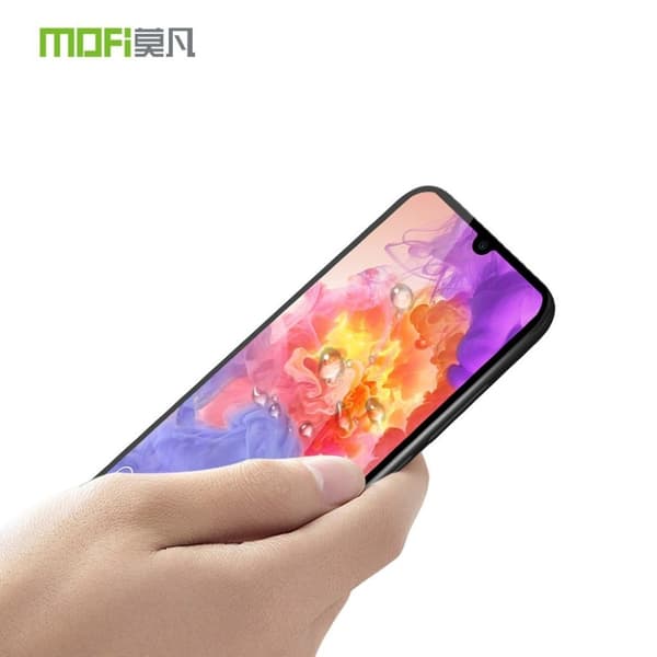 MOFi 2.5D skærmbeskyttelse i hærdet glas til Huawei P30 - Sort Black