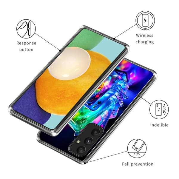 Vibe Samsung Galaxy A35 skal - Färgglada Spelkort multifärg