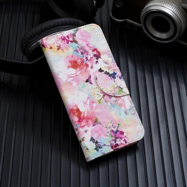 Wonderland Samsung Galaxy A60  etui - Smukke Blomster Pink