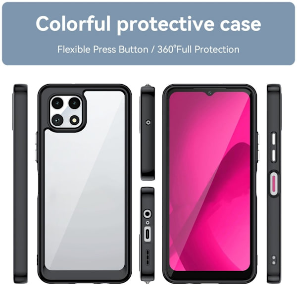 T-Mobile T Phone 2 5G smart akryl cover - Sort Black