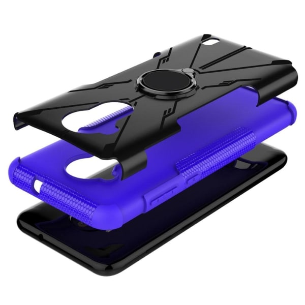 Kickstand-cover med magnetisk plade til Nokia C30 - Lilla Purple