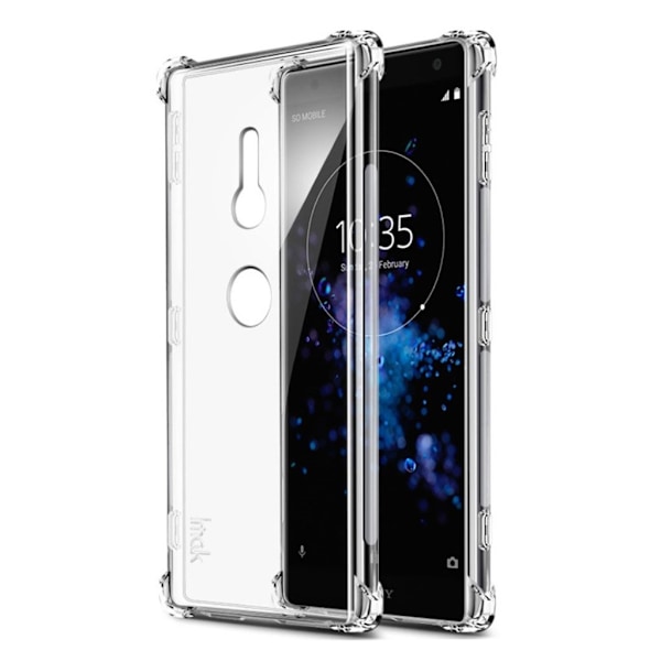 IMAK Sony Xperia XZ2 putoamisen estävä kotelo - Läpinäkyvä Transparent